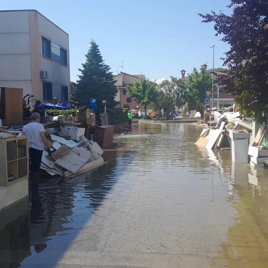 I danni provocati dall'alluvione