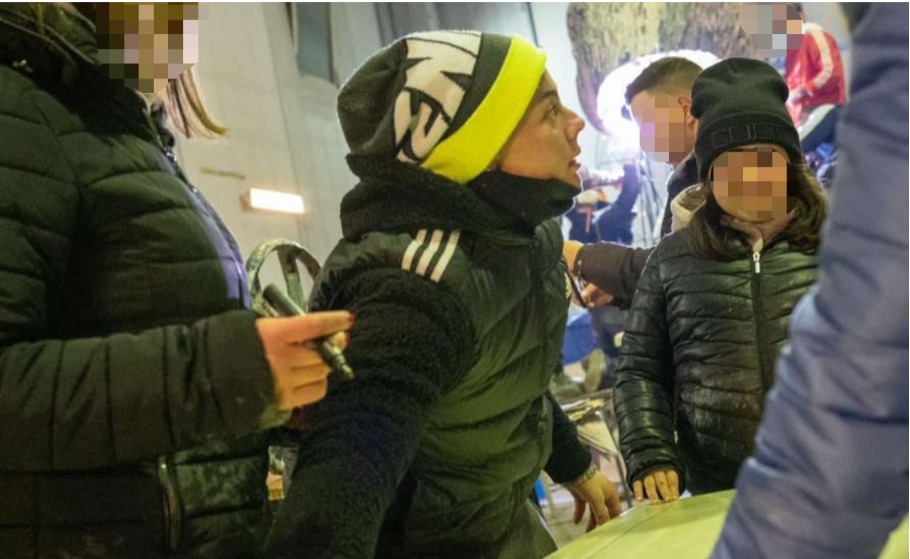 I bambini durante il carnevale di Pontecorvo