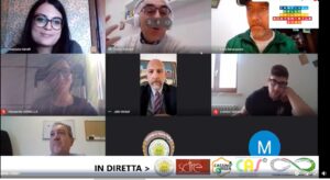 Un momento del webinar "Narrare l'economia circolare"