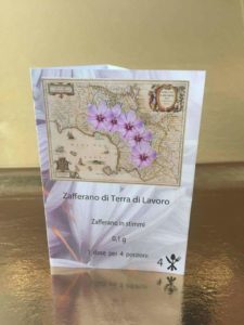 La confezione condivisa dell’Associazione produttori zafferano in Terra di lavoro