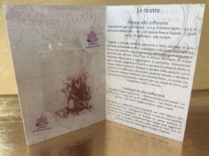 La confezione condivisa dell’Associazione produttori zafferano in Terra di lavoro
