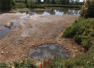 Laghetto Capodacqua a Castrocielo ha sofferto una lunga siccità