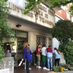I rappresentanti di Primavera studentesca riqualificano l'aiuola di via Zamosch