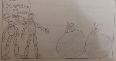 Il problema della spazzatura disegnato da un bambino