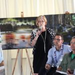 Gloria De Vincenzi durante una conferenza all'Expo di Milano del 2015