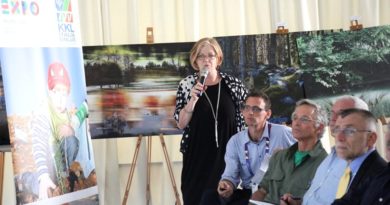 Gloria De Vincenzi durante una conferenza all'Expo di Milano del 2015