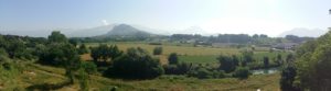 Il panorama dalla piazzetta di Sant'Angelo in Theodice