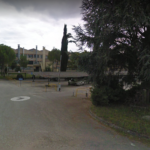 L'ingresso dell'Ideal Standard, ora Saxa Gres a Roccasecca (Fr)
