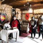 Un momento della rievocazione storica con "I Corvi di Giano" a Cassino