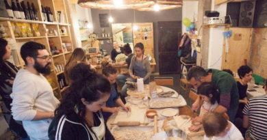 L'interno della Piccola Sosteria a Cassino