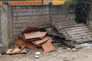 Eternit abbandonato a Cassino (Foto:L'inchiesta)
