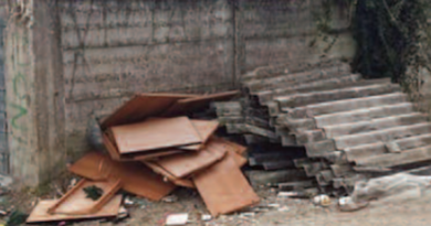 Eternit abbandonato a Cassino (Foto:L'inchiesta)