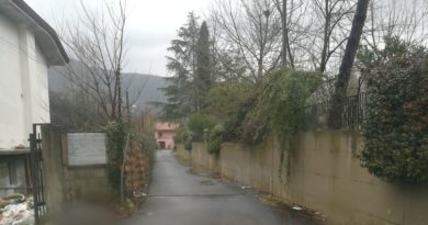Via Pescarola a Cassino, dopo la rimozione dell'amianto