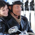 Terence Hill insieme a Veronica Bitto sul set di "Il mio nome è Thomas"