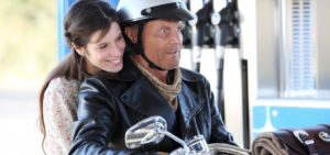 Terence Hill insieme a Veronica Bitto sul set di "Il mio nome è Thomas"