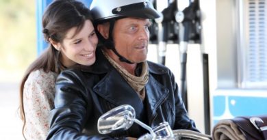 Terence Hill insieme a Veronica Bitto sul set di "Il mio nome è Thomas"