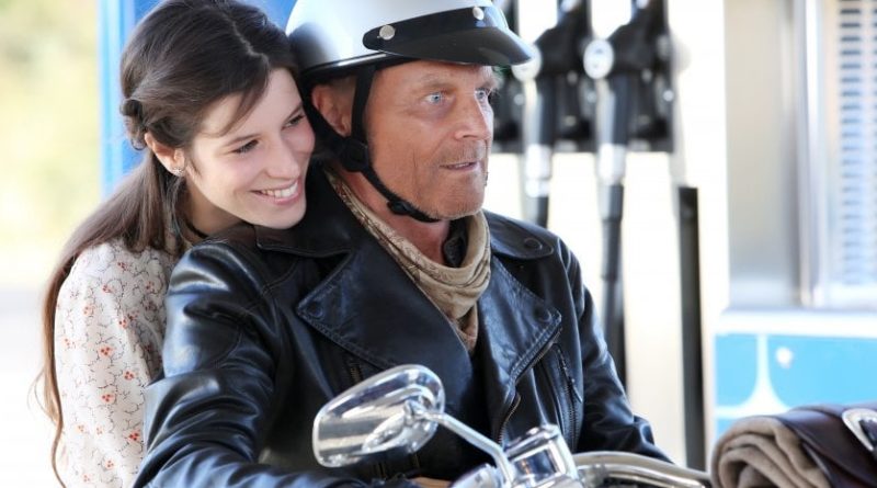 Terence Hill insieme a Veronica Bitto sul set di "Il mio nome è Thomas"