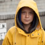 La giovane attivista svedese Greta Thunberg