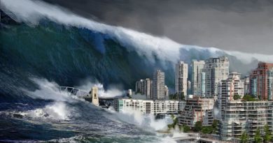 Uno tsunami.