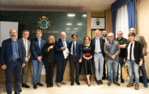 Il gruppo dei relatori al Forum sull'economia circolare organizzato da Uniclam a Cassino