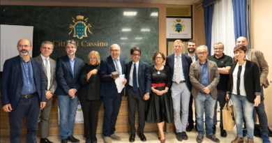 Il gruppo dei relatori al Forum sull'economia circolare organizzato da Uniclam a Cassino