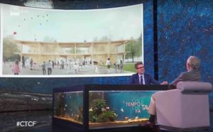 Renzo Piano nella trasmissione di Fabio Fazio