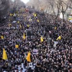 Una manifestazione in Iran dopo l'uccisione di Qasem Soleimani (Fonte: Wikimedia)