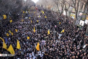 Una manifestazione in Iran dopo l'uccisione di Qasem Soleimani (Fonte: Wikimedia)