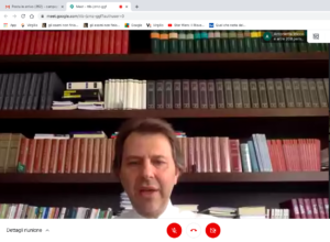 Francesco Giorgino durante il Seminario.