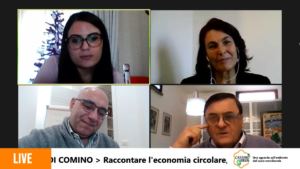 I protagonisti del terzo webinar "Raccontare l'economia circolare"