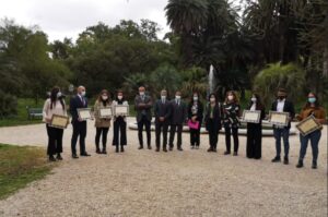 I vincitori e i promotori del Contest Creativo delle Università del Lazio per la Sostenibilità