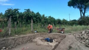 Uno scavo archeologico a Telese