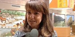 Enza Zullo, direttrice del museo. Screenshot da YouTube