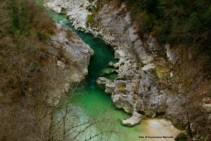Un tratto delle Gole del Melfa