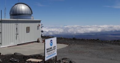 Osservatorio di Mauna Loa del laboratorio di monitoraggio globale di ricerca NOAA per il monitoraggio dell'anidride carbonica in atmosfera