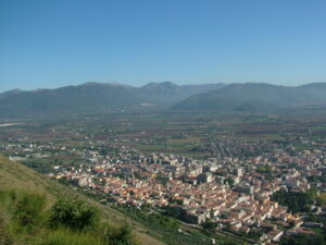 Veduta della Piana venafrana,situata nell'estremo Molise occidentale