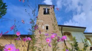 Il campanile del santuario della Ss. Madonna de Piternis